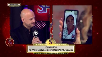 John Milton manda mensaje de pronta recuperación a Chavana