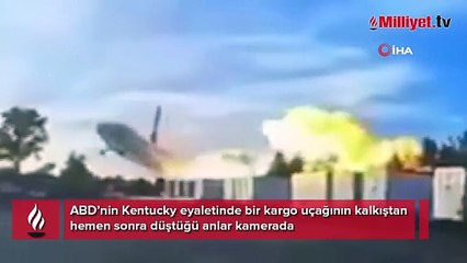 ABD’de kargo uçağı düştü!