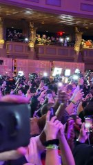 Discurso de Zohran Mamdani para celebrar la victoria electoral a la alcaldía de Nueva York, el 4 de noviembre de 2025, en el Paramount Theatre de Brooklyn.