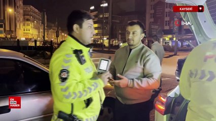 Kayseri'de polise zor anlar yaşattı