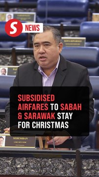 Subsidised airfare to Sabah and Sarawak will continue for Christmas, says Loke