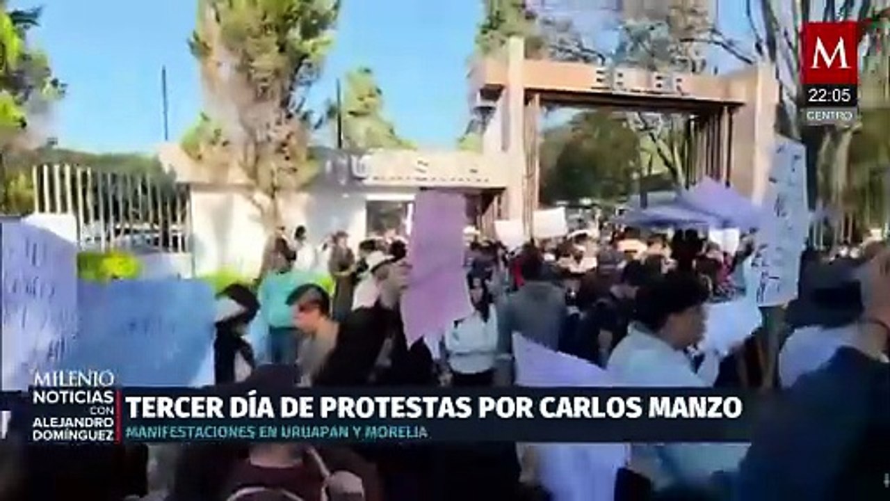 Protestas y paro estudiantil en Michoacán por detenciones en Uruapan tras el asesinato de Manzo