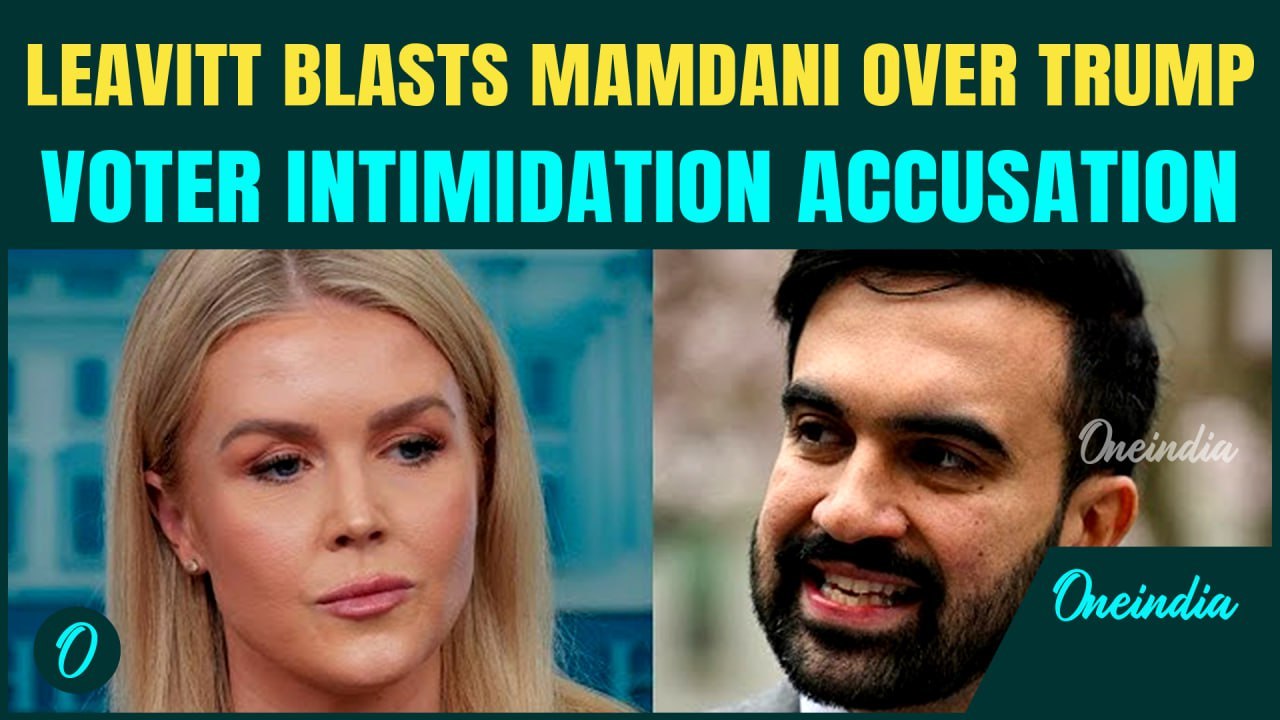 New Jersey Elections: Leavitt Fires One-Word Insult at Mamdani As He Blames Trump for Bomb Threats
