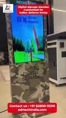 ATech Launches Defence-Grade Digital Signage for the Indian Army Digital Signage _ Atech 2025