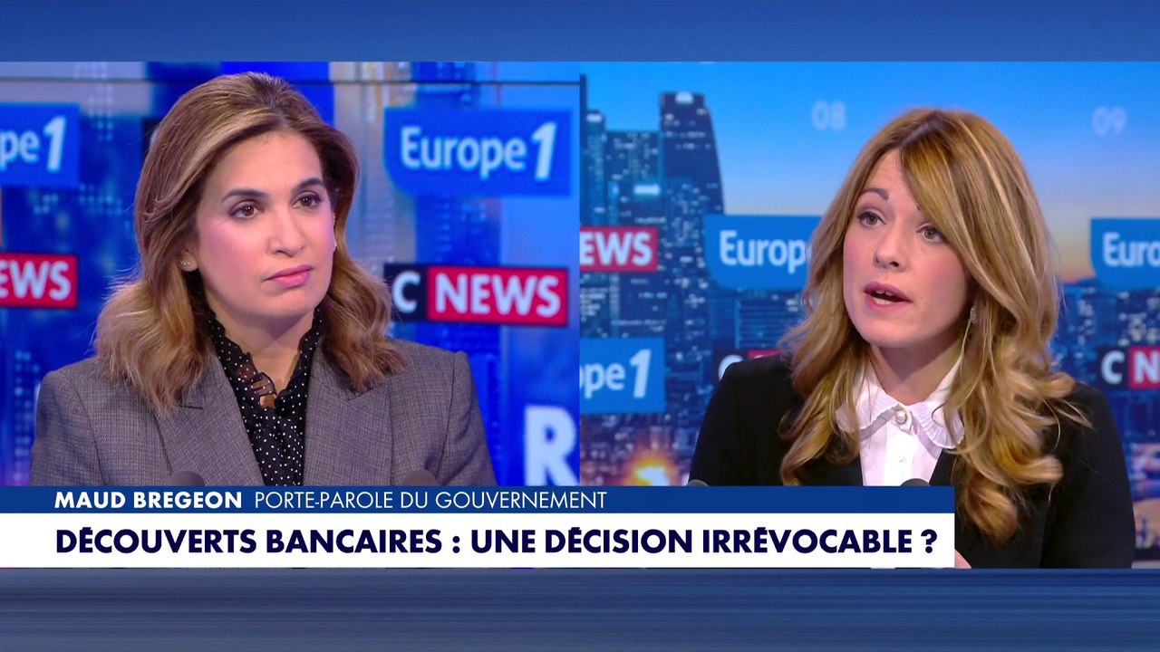 Maud Bregeon sur le découvert bancaire : «Ce que fait LFI est d'une extrême gravité»