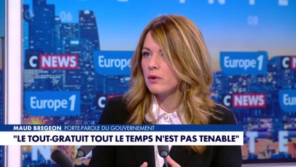 Maud Bregeon : «Le tout gratuit tout le temps n'est pas souhaitable»