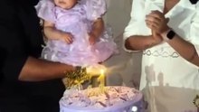 Hilarious First Birthday Fail: Baby Cecilia Tries to Blow Out Her Candle!