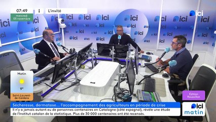 L'Invité d'ICI Matin : Olivier Damaisin, coordinateur du Plan de Prévention du mal-être en agriculture
