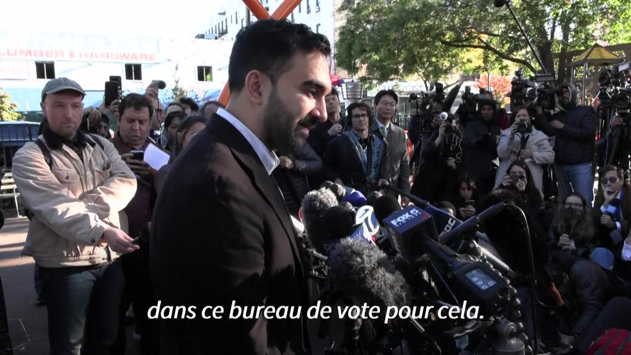 New York élit son maire: Mamdani, farouche opposant à Trump