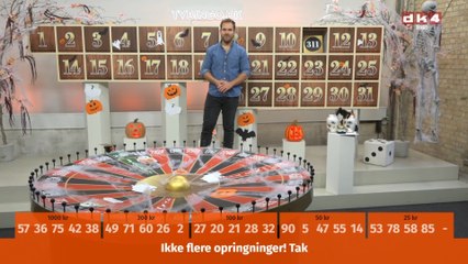 Lone i halloween bingo og gevinst på i alt 2.248 kroner | Vinder en bamse og en tur på lykkehjulet | SIFA tv bingo sendt den 28 Oktober 2025 på DK4