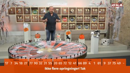 Pia i halloween bingo og gevinst på i alt 1.666 kroner | Vinder en bamse og en tur på lykkehjulet | SIFA tv bingo sendt den 30 Oktober 2025 på DK4