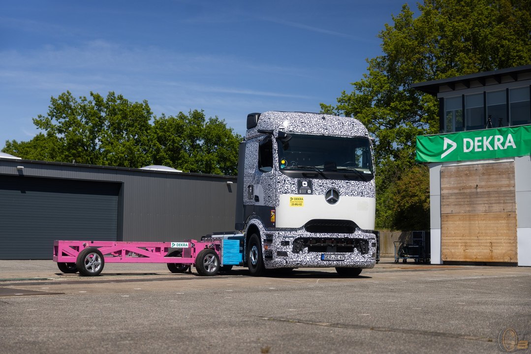 Crashtest Mercedes-Benz eActros 600 Elektro-Lkw (2026)