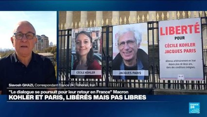 L'Iran affirme que Cécile Kohler et Jacques Paris sont placés en "liberté conditionnelle"
