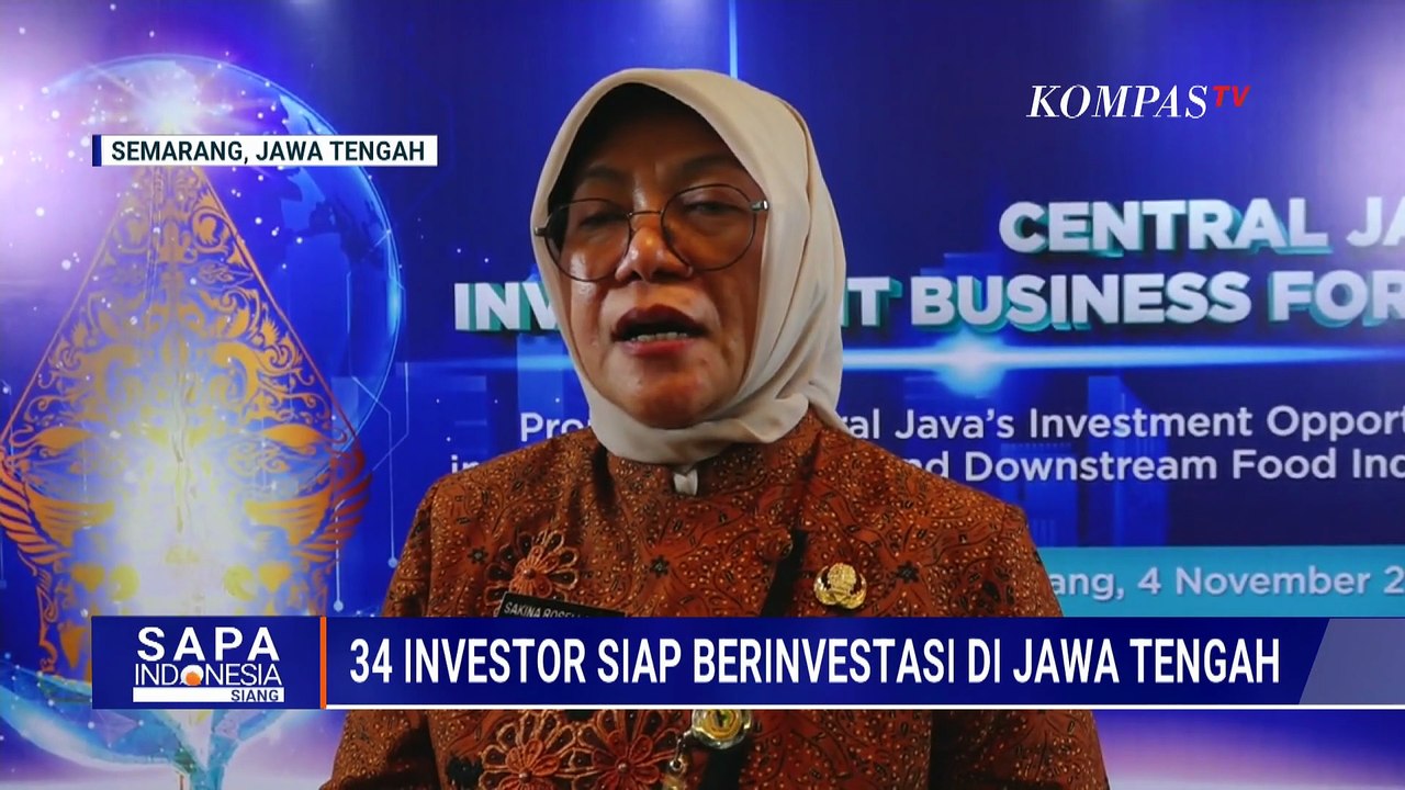 Central Java Investment Forum 2025, 34 Investor Siap Guyur Dana Investasi ke Jawa Tengah