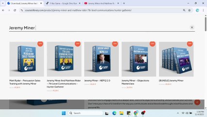 (courseslibrary.com)Jeremy Miner And Matthew Rider – 7th Level Communications – Hunter Gatherer
