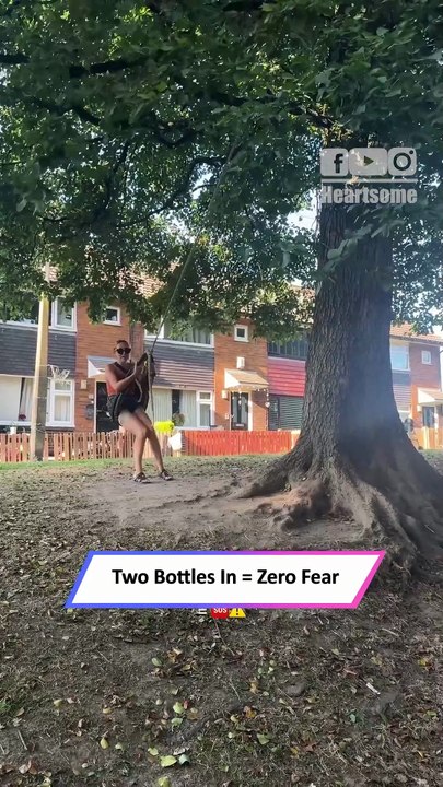 Wine and Tree Swings Don’t Mix — Hilarious Fail Caught on Camera!|| Heartsome 💖