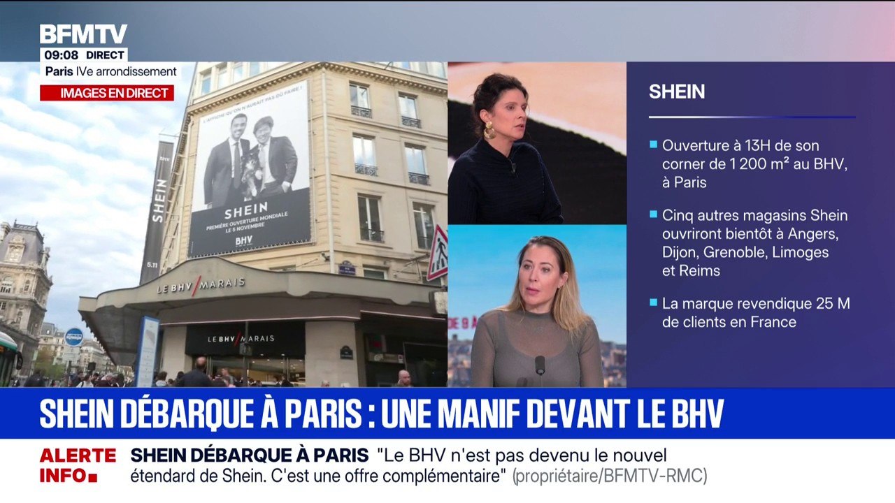 Ouverture de Shein au BHV: "Il faut respecter les gens qui consomment", déclare Magali Berdah, fondatrice de l'agence d'influenceurs Shauna Events