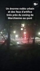 Un important rodéo urbain à eu lieu dans le zoning de Mont-sur-Marchienne