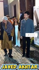 Bollywood Javed Akhtar With Family Spotted in Mumbai🤠😍