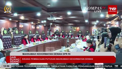 Uya Kuya Menunduk! Ekspresi Sahroni-Eko Patrio saat Dengar Putusan MKD DPR di Sidang Etik