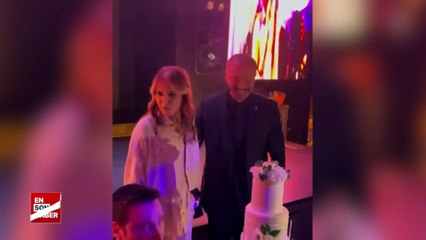 Demet Akalın ve Okan Kurt 14. yıllarını kutladı