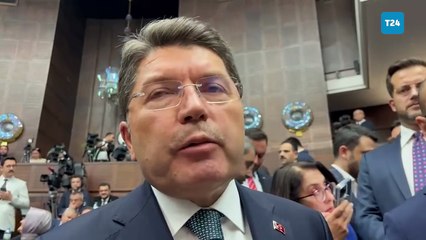 Adalet Bakanı Tunç, grup toplantısı öncesi gazetecilerin sorularını yanıtladı!