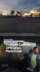 Dashcam Captures UPS Cargo Plane Crash