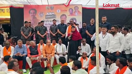 बीडमध्ये उद्धव ठाकरेंसमोर मुस्लिम महिलेचं भाषण, कुणाला सुनावलं?