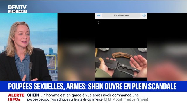 Machette, coups de poing américain...des armes de catégorie A vendues sur Shein