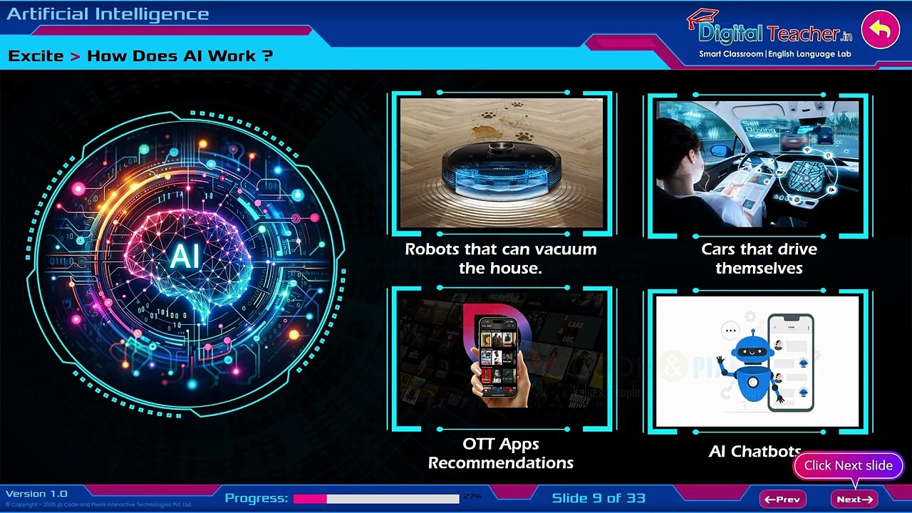 Artificial Intelligence  Class 8th Unit 1 Exite  NCERT syllabus