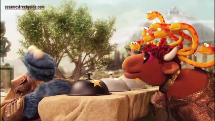 Cookie's Crumby Pictures Nosh of the Titans - Sesame Street Episode 4510