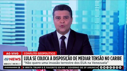 Lula se oferece para mediar crise e evitar invasão dos EUA na Venezuela