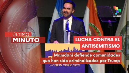 Zhoran Mamdani incluyó en su discurso de la victoria a todas las comunidades que han sido criminalizadas por la casa blanca