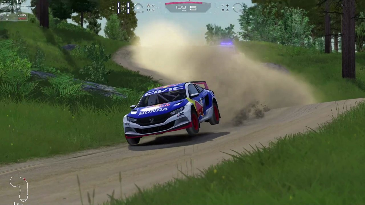 Honda Civic Rally Cross | Karelia Cross | Assetto Corsa | Hot lap