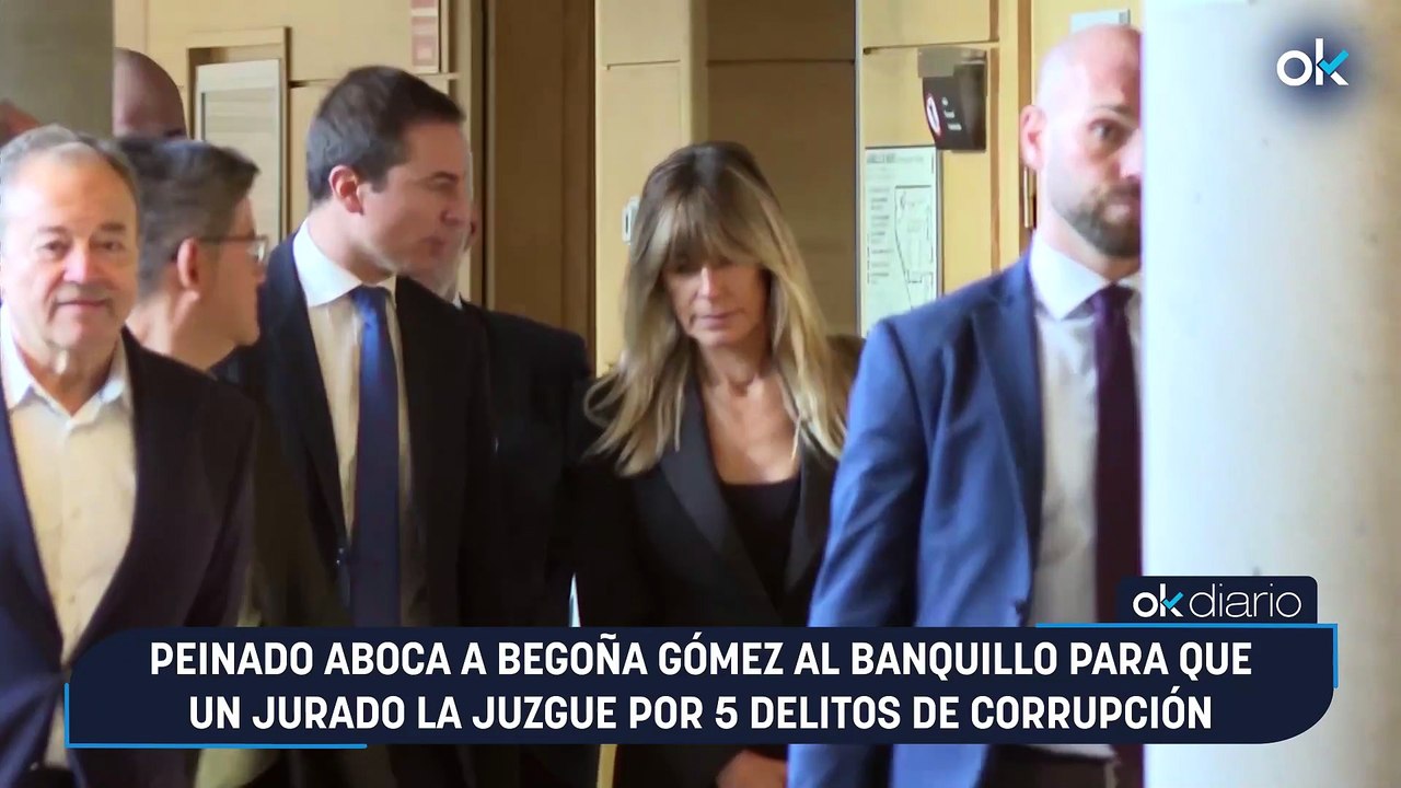 Peinado aboca a Begoña Gómez al banquillo para que un jurado la juzgue por 5 delitos de corrupción