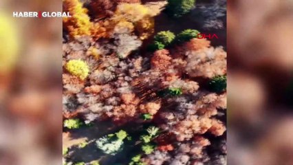 Amanos Dağları’nda sonbahar manzarası