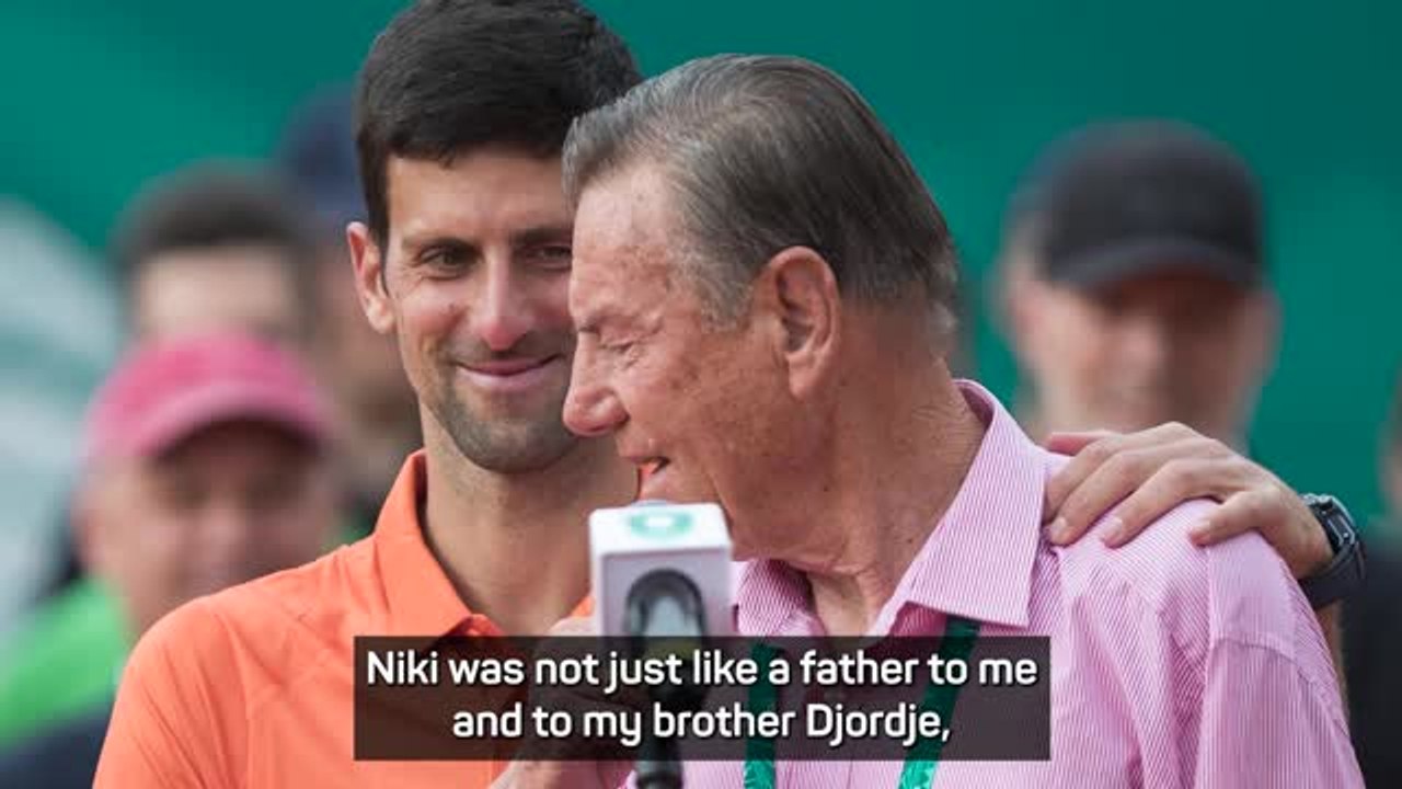 Tearful Djokovic pays tribute to 'father figure' Pilić
