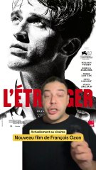 Je suis allé voir L’étranger au cinema le dernier film de François Ozon avec Benjamin Voisin 😍😍😍