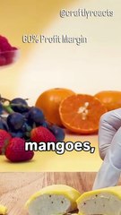 Mini fruit-shaped ice creams are trending 🍓🍈 Different flavours, one cup — fun, colourful, and super profitable! Would you try this idea? 👇 Follow Craftly for more creative business ideas 💼 #MiniFruitIceCream #IceCreamBus Reacts | DIY videos | crafts