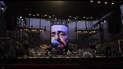 Backstage del grande tributo al Maestro Luciano Pavarotti all'Arena