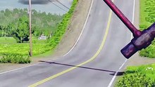 Realistic BeamNG Drive car crash physics. Watch in