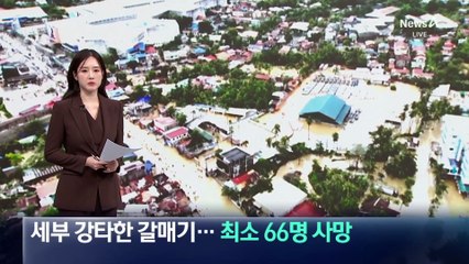 세부 강타한 태풍 ‘갈매기’…최소 66명 사망