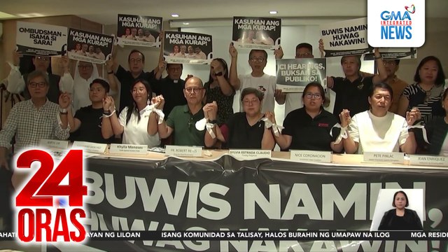 Pagpapanagot sa mga sangkot at pagsasapubliko ng pagdinig ng ICI, hiling ng grupong siklab | 24 Oras