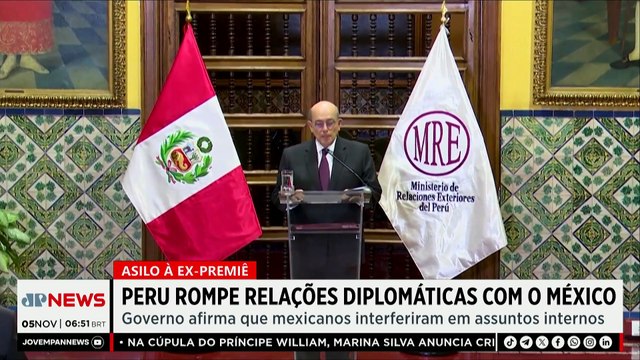 Peru rompe relações diplomáticas com México por asilo político