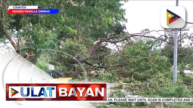 Bayan ng Bulalacao, Oriental Mindoro, nakaranas ng malakas na hangin at ulan dulot ng Bagyong #TinoPH | ulat ni Gab Villegas