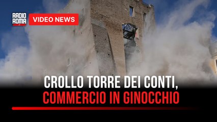 Crollo Torre dei Conti, il commercio è in ginocchio