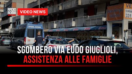 Sgombero via Eudo Giuglioli, assistenza alle famiglie