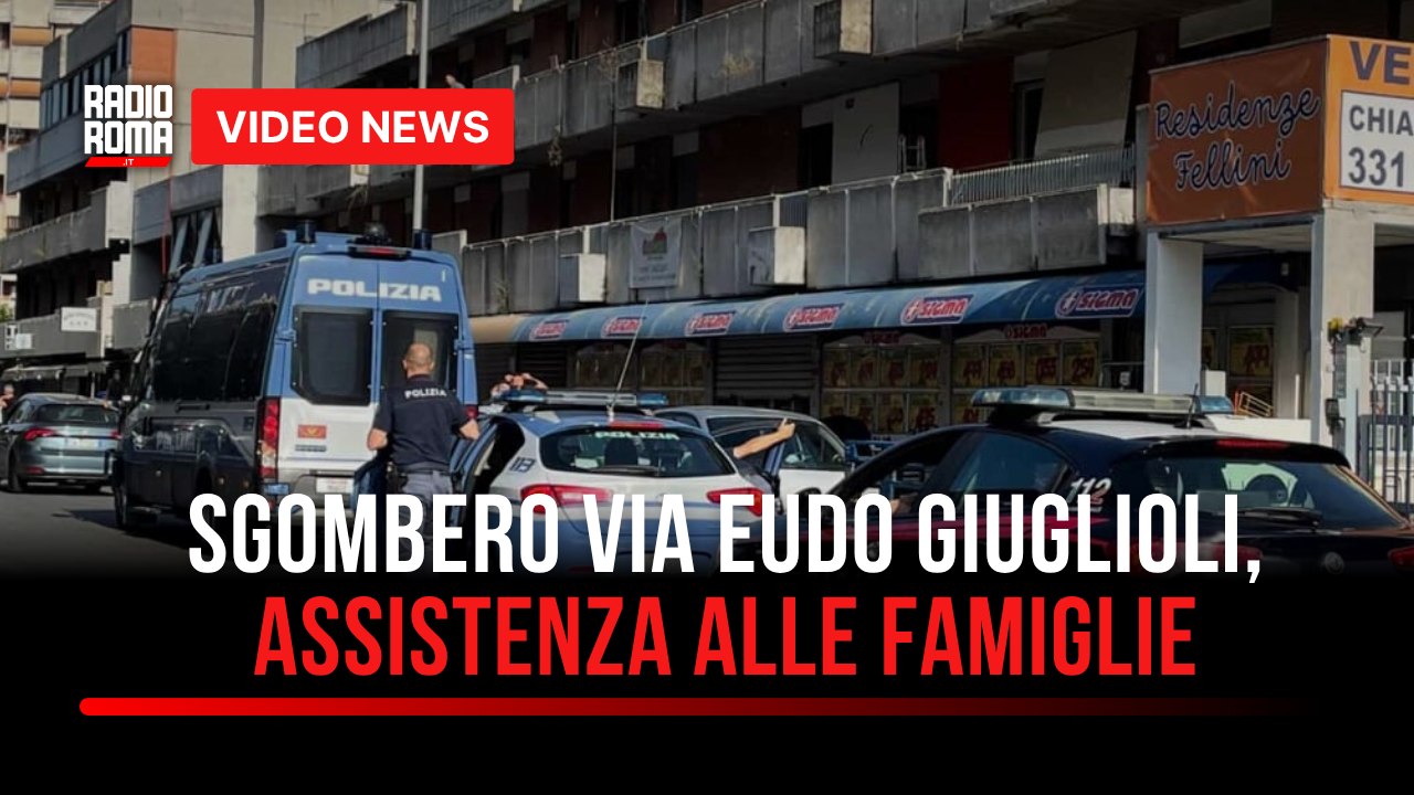 Sgombero via Eudo Giuglioli, assistenza alle famiglie