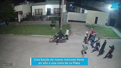 Una banda de nueve menores tiene en vilo a una zona de La Plata