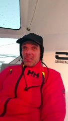 Aurélien Ducroz (Crosscall) : « Une nuit d'enfer avec des grains à 50 et 60 noeuds » - Voile - Transat Café L'Or